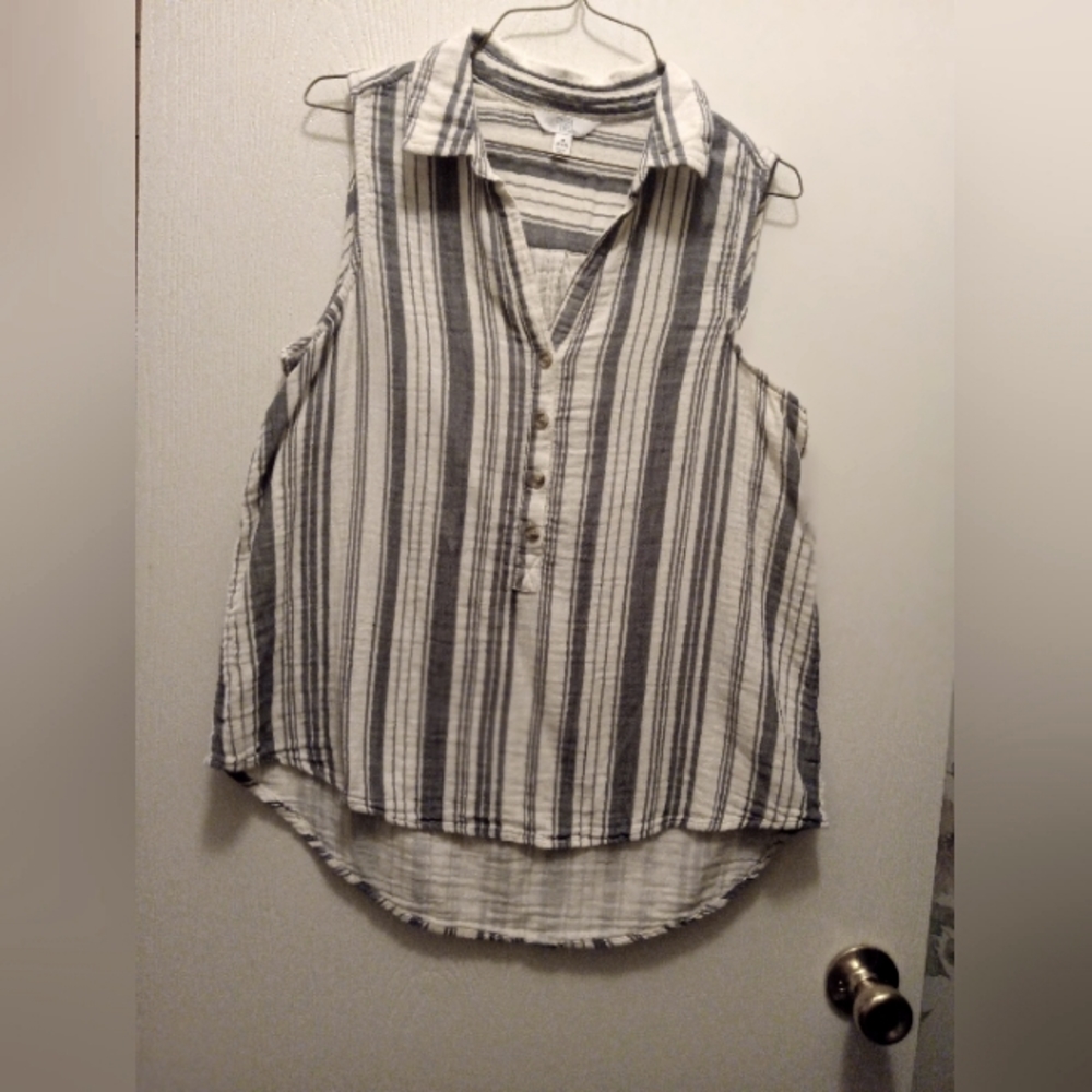 Crepe tank
